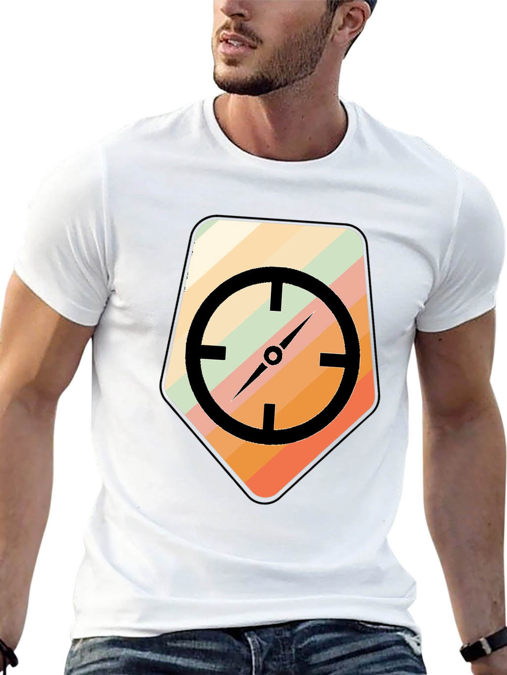Compass Graphic Tee - Stylish & Unique Design