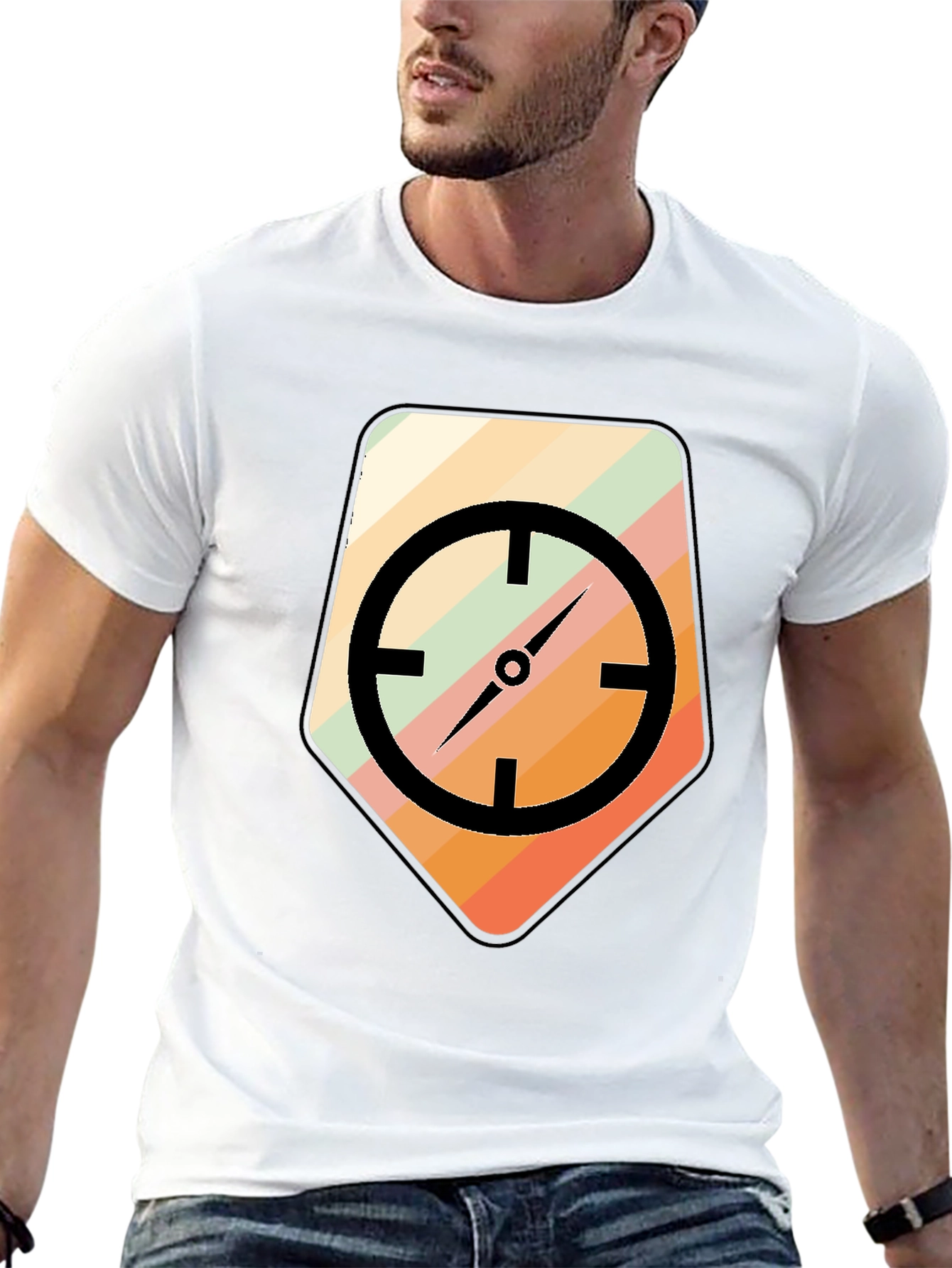 Compass Graphic Tee - Stylish & Unique Design