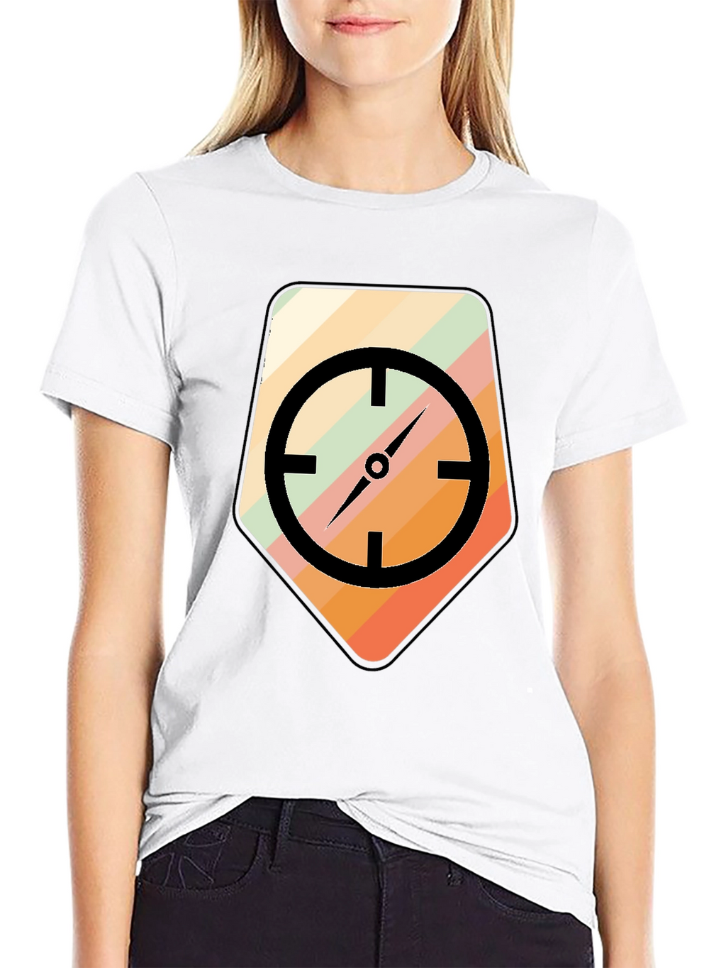 Compass Graphic Tee - Stylish & Unique Design