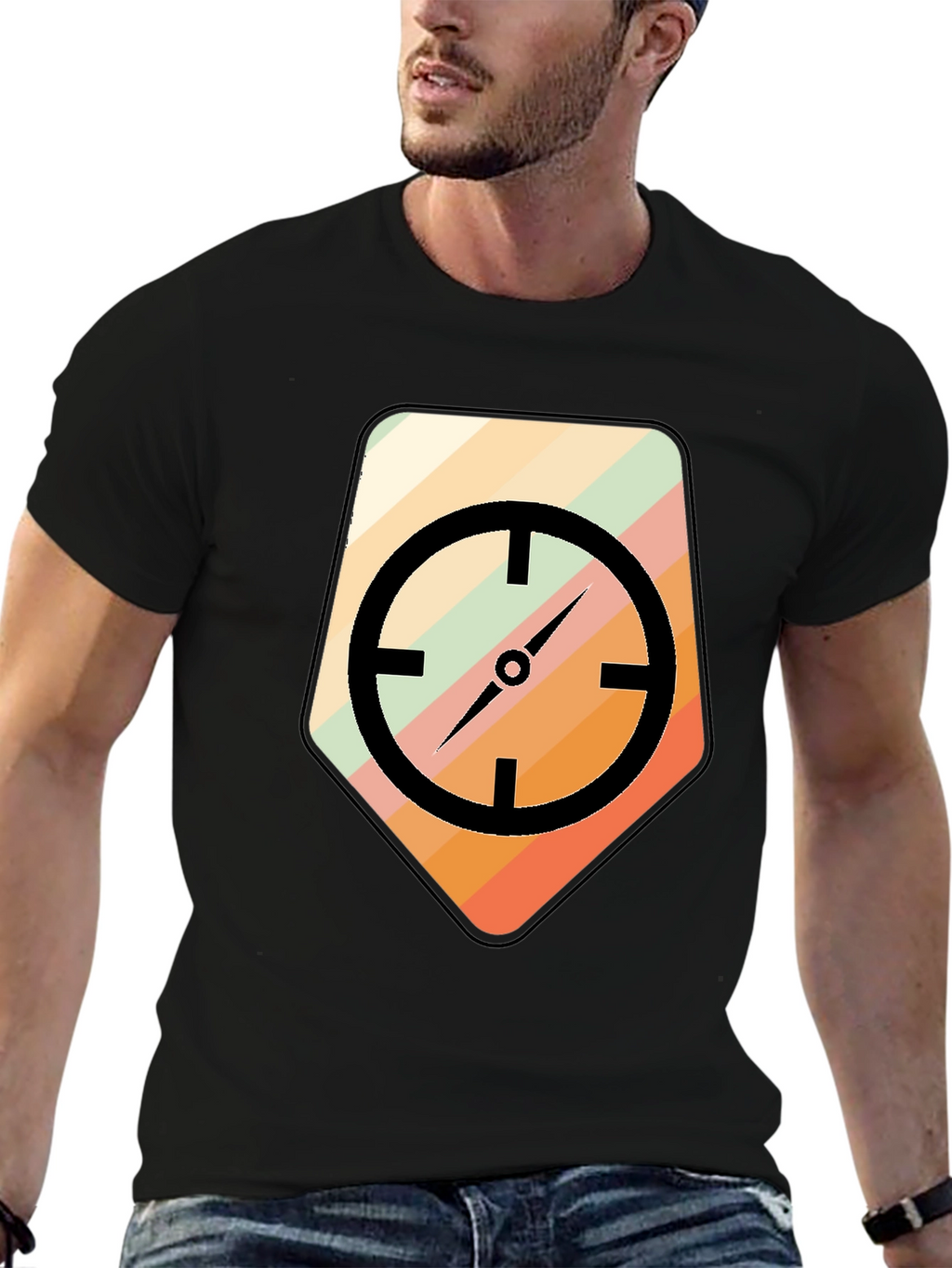 Compass Graphic Tee - Stylish & Unique Design