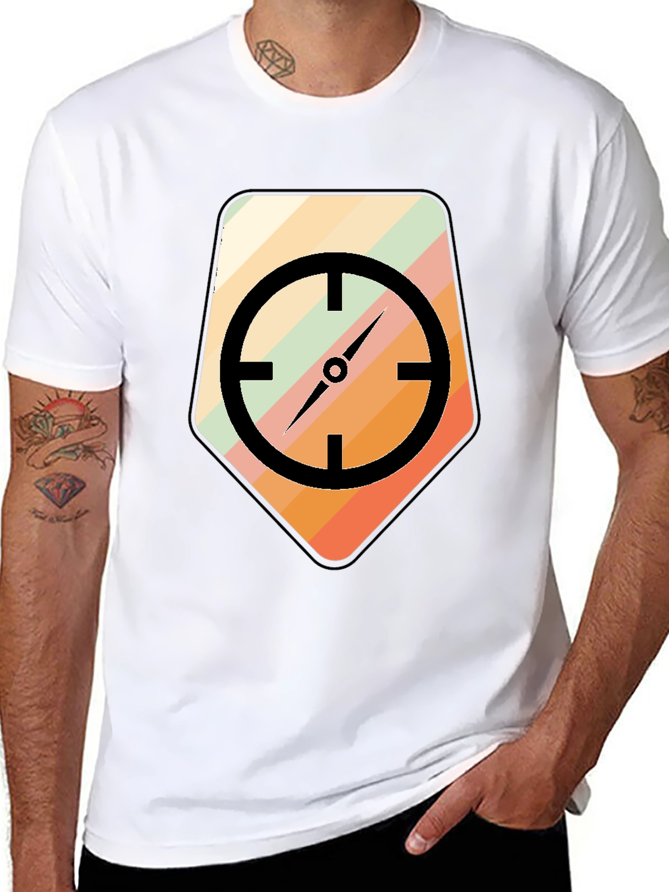 Compass Graphic Tee - Stylish & Unique Design