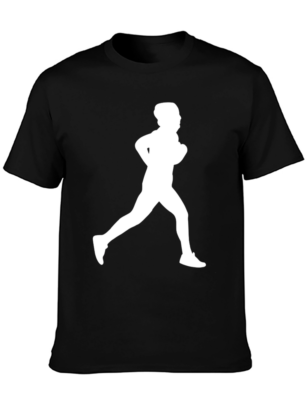 Running Man Graphic Tee - Black