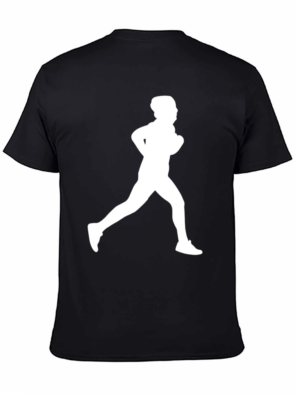 Running Man Graphic Tee - Black