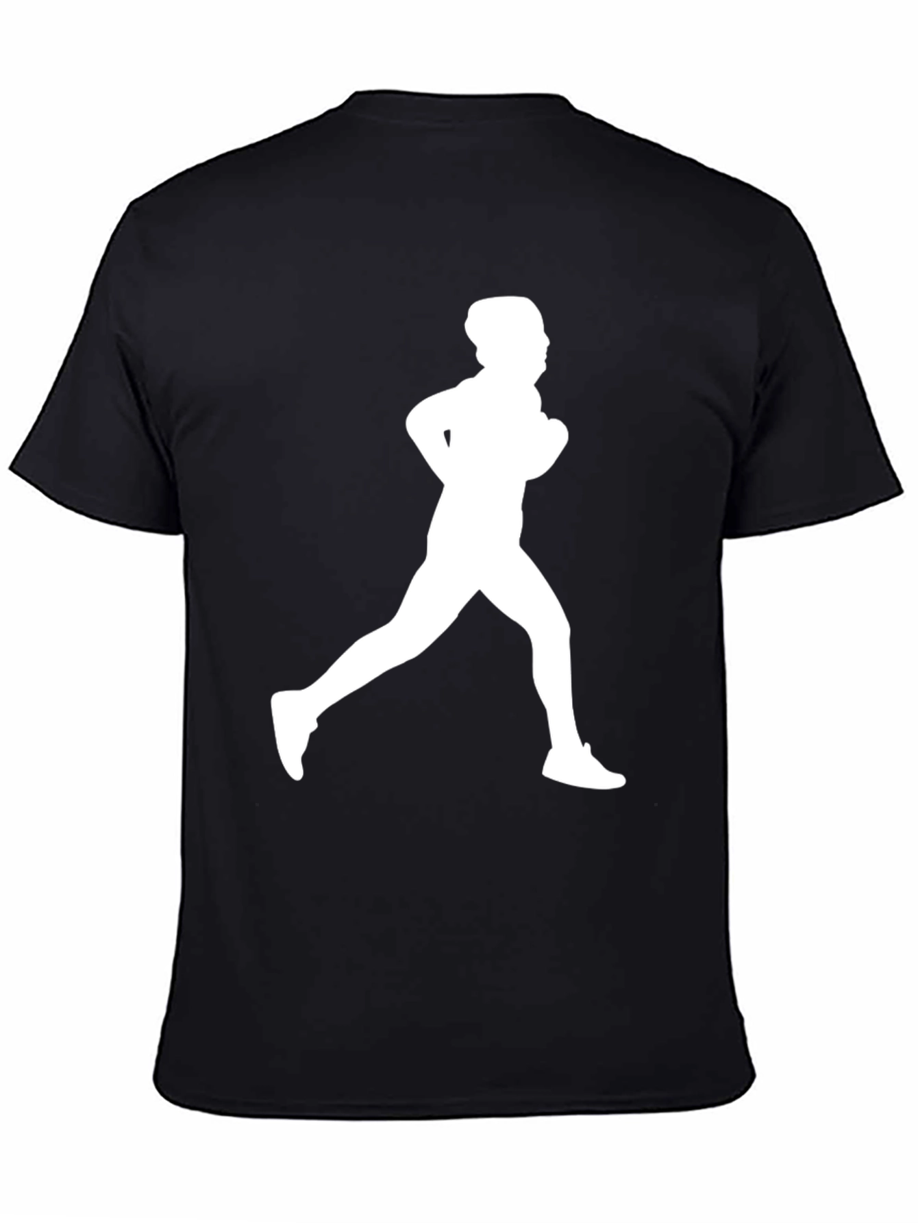 Running Man Graphic Tee - Black