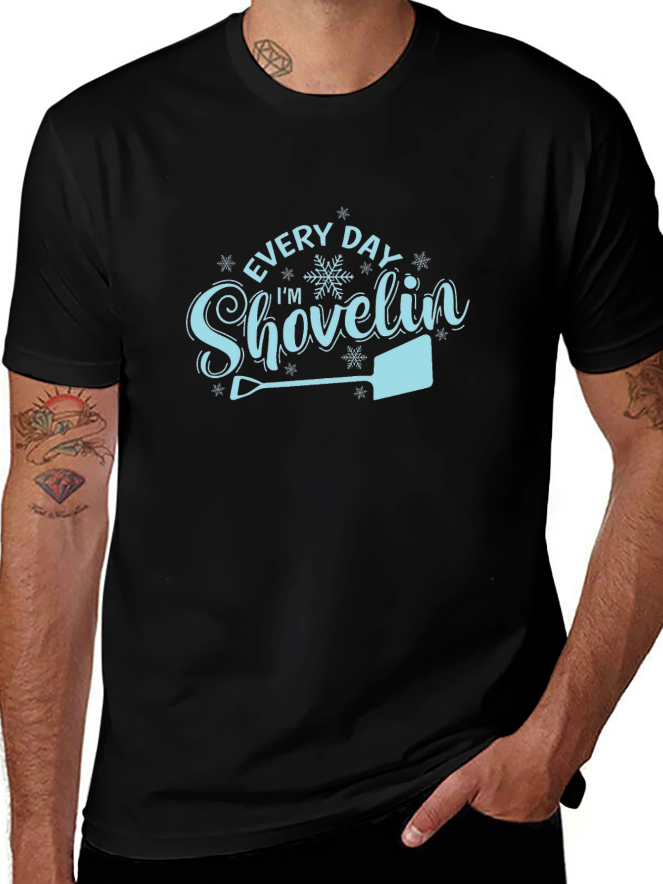 Every Day Im Shovelin Graphic Tee