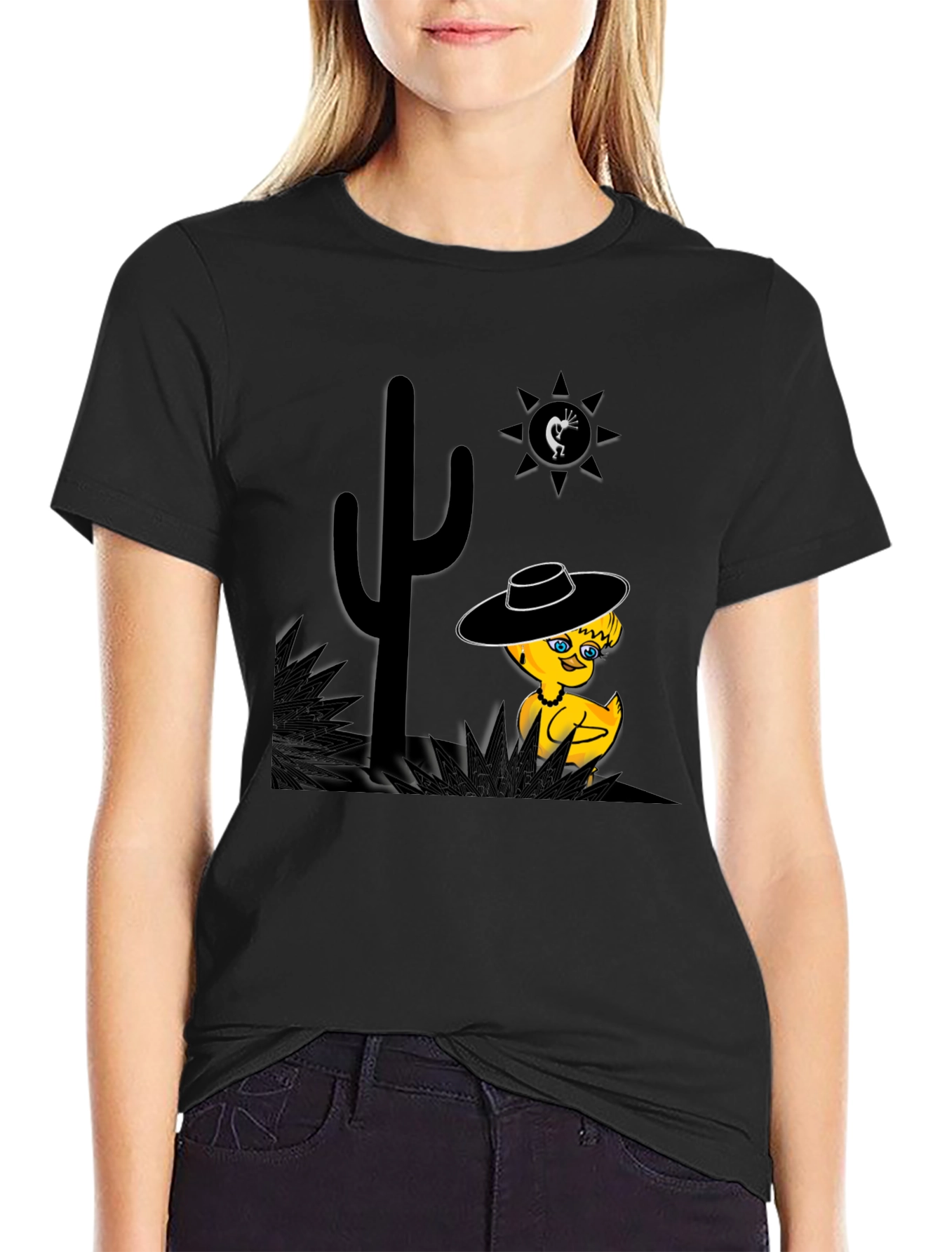 Desert Duck T-Shirt - Whimsical Western Tee