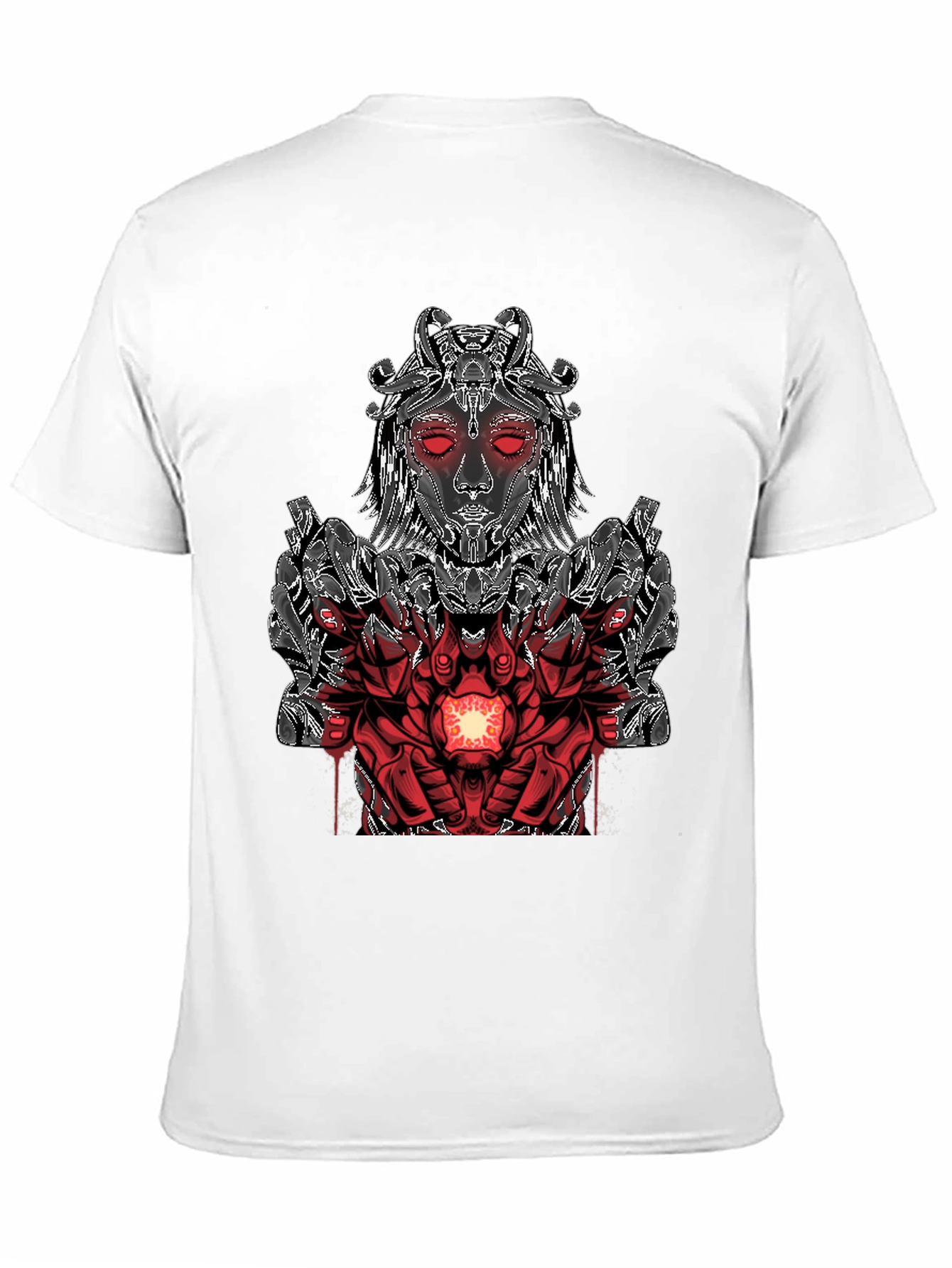 Cyberpunk Goddess Graphic Tee - Black