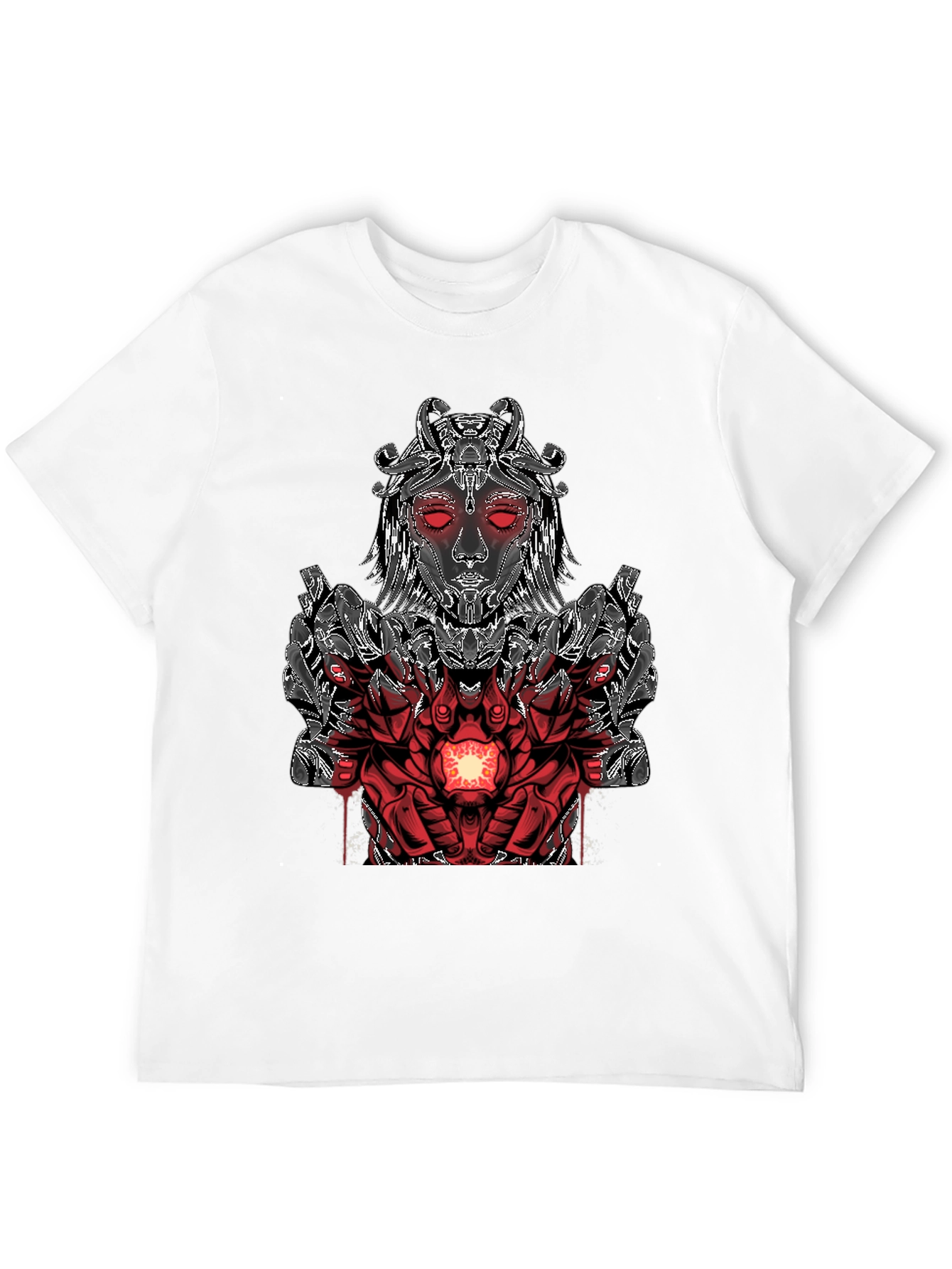 Cyberpunk Goddess Graphic Tee - Black