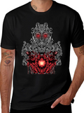Cyberpunk Goddess Graphic Tee - Black