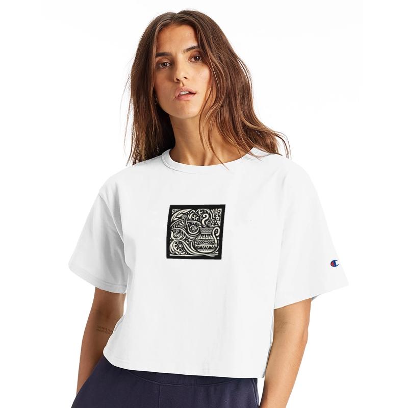 Abstract Jug Pattern Tee