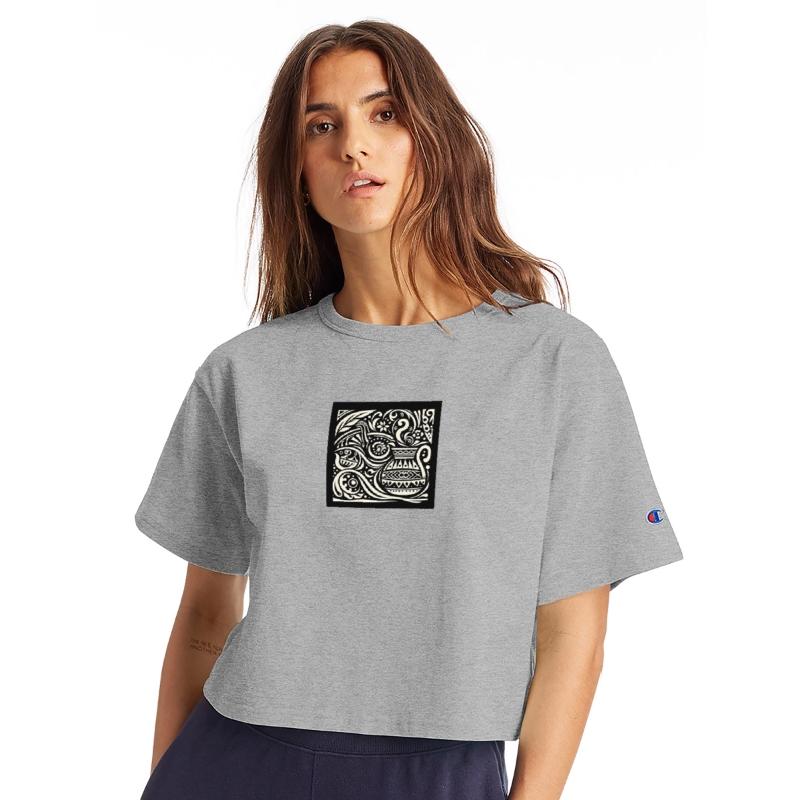 Abstract Jug Pattern Tee