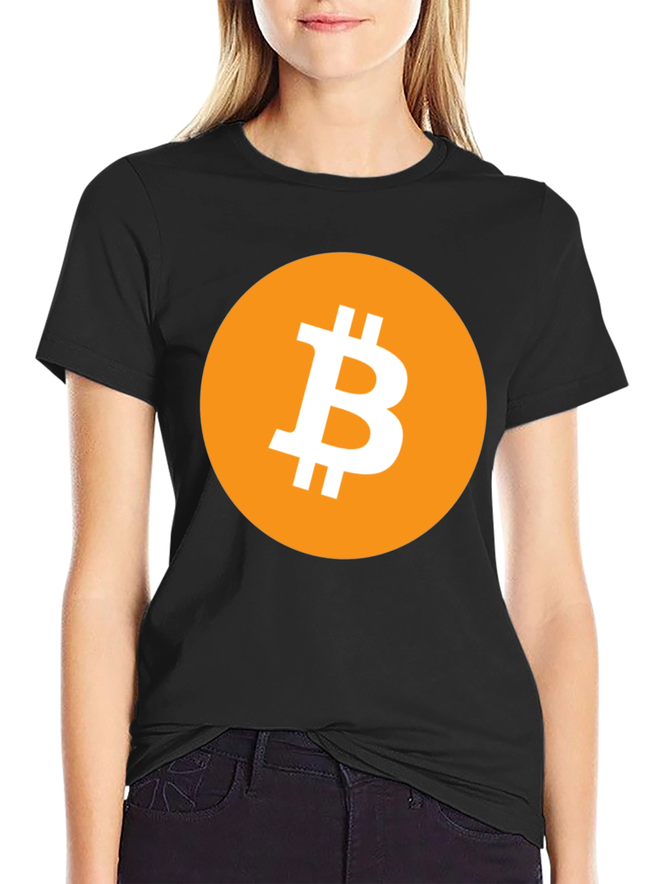 Bitcoin Logo T-Shirt - Black Crypto Tee
