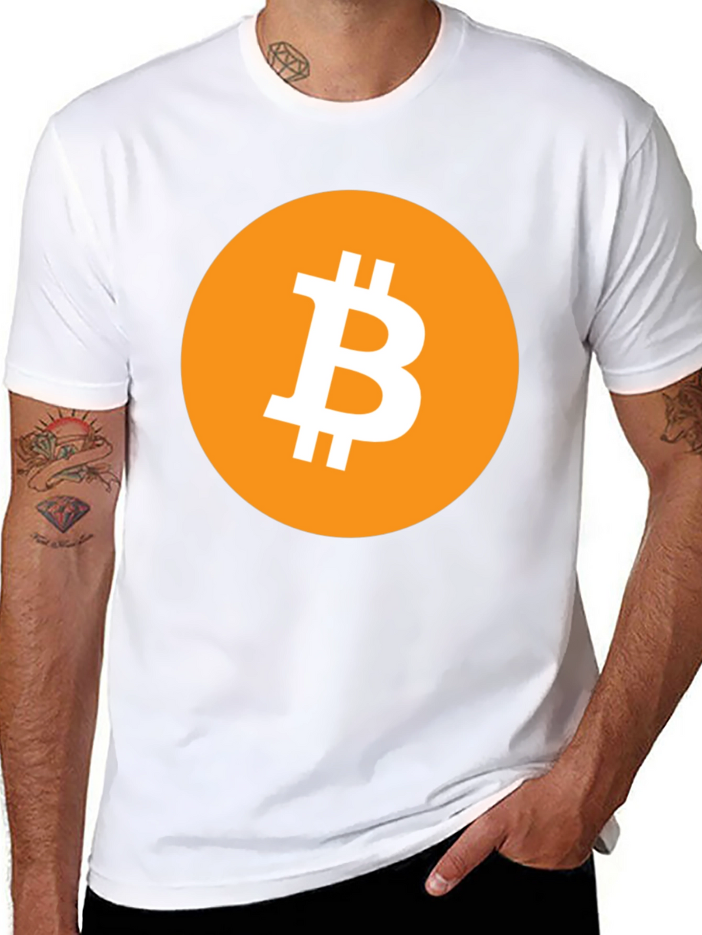 Bitcoin Logo T-Shirt - Black Crypto Tee
