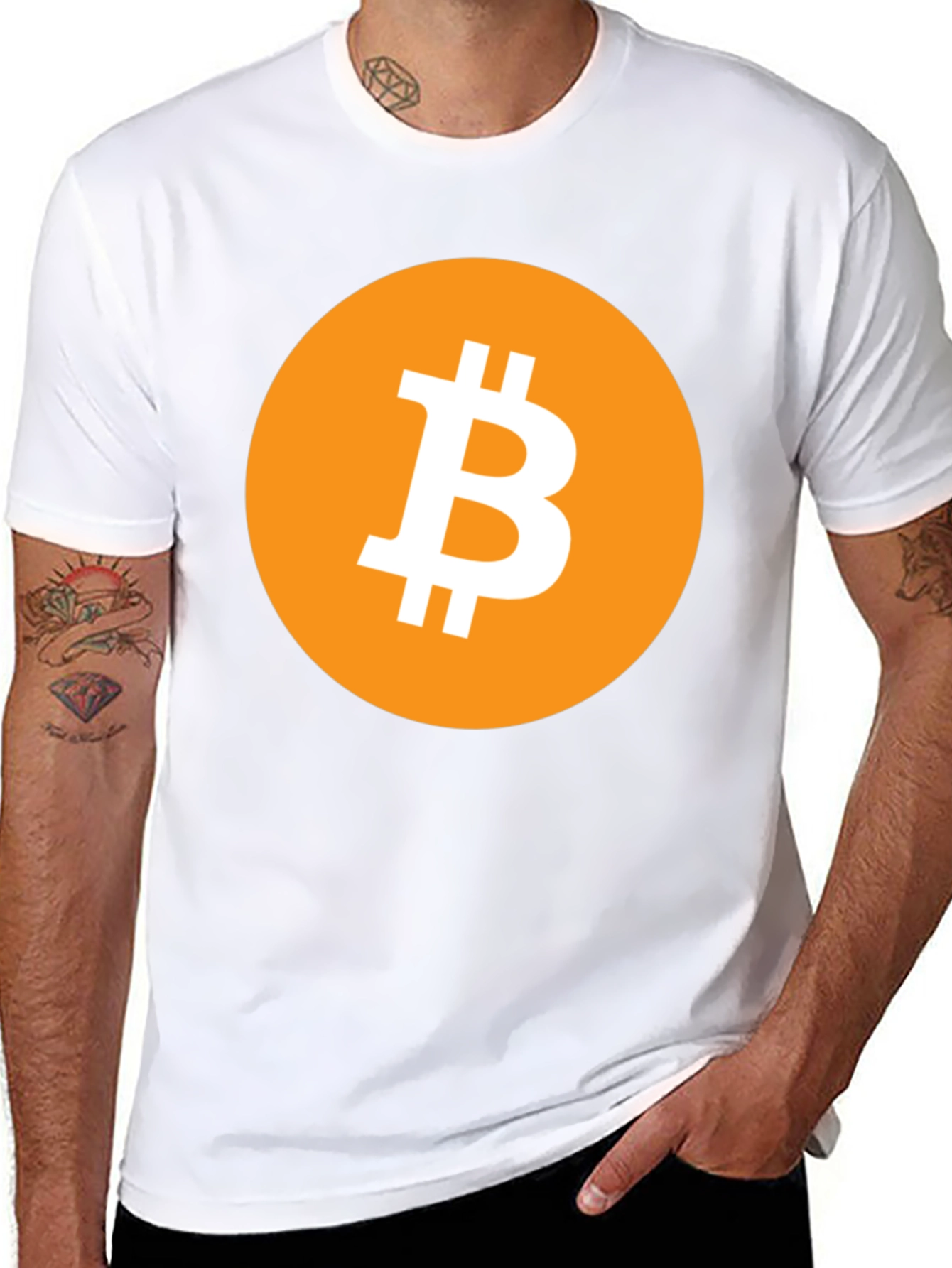 Bitcoin Logo T-Shirt - Black Crypto Tee