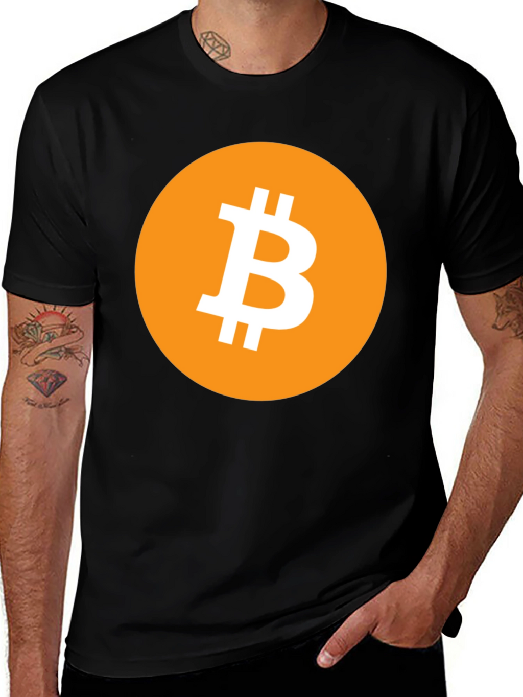 Bitcoin Logo T-Shirt - Black Crypto Tee