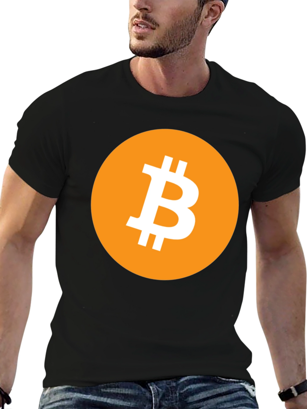 Bitcoin Logo T-Shirt - Black Crypto Tee