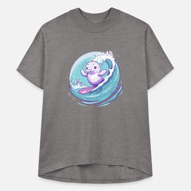 Adorable Manatee Surfing