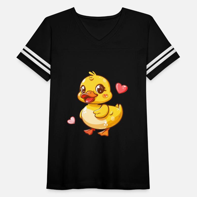 Adorable Winking Duck With Hearts