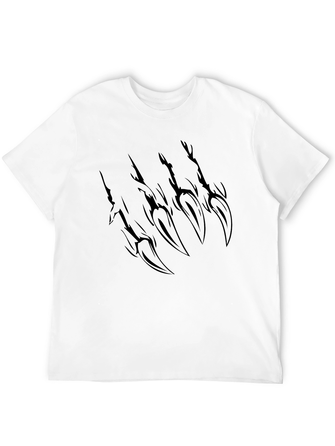 Mens Claw Graphic Black T-Shirt