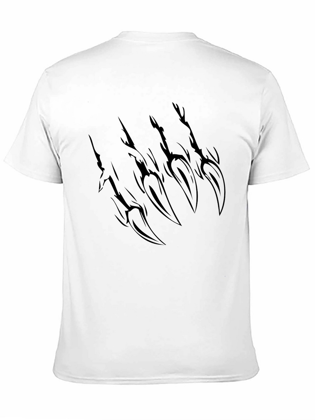 Mens Claw Graphic Black T-Shirt