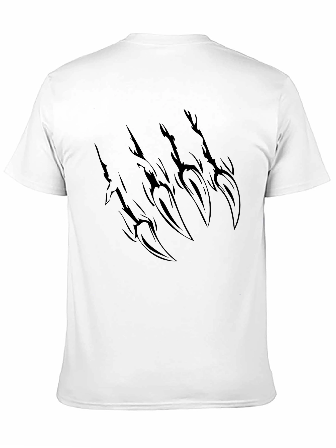 Mens Claw Graphic Black T-Shirt