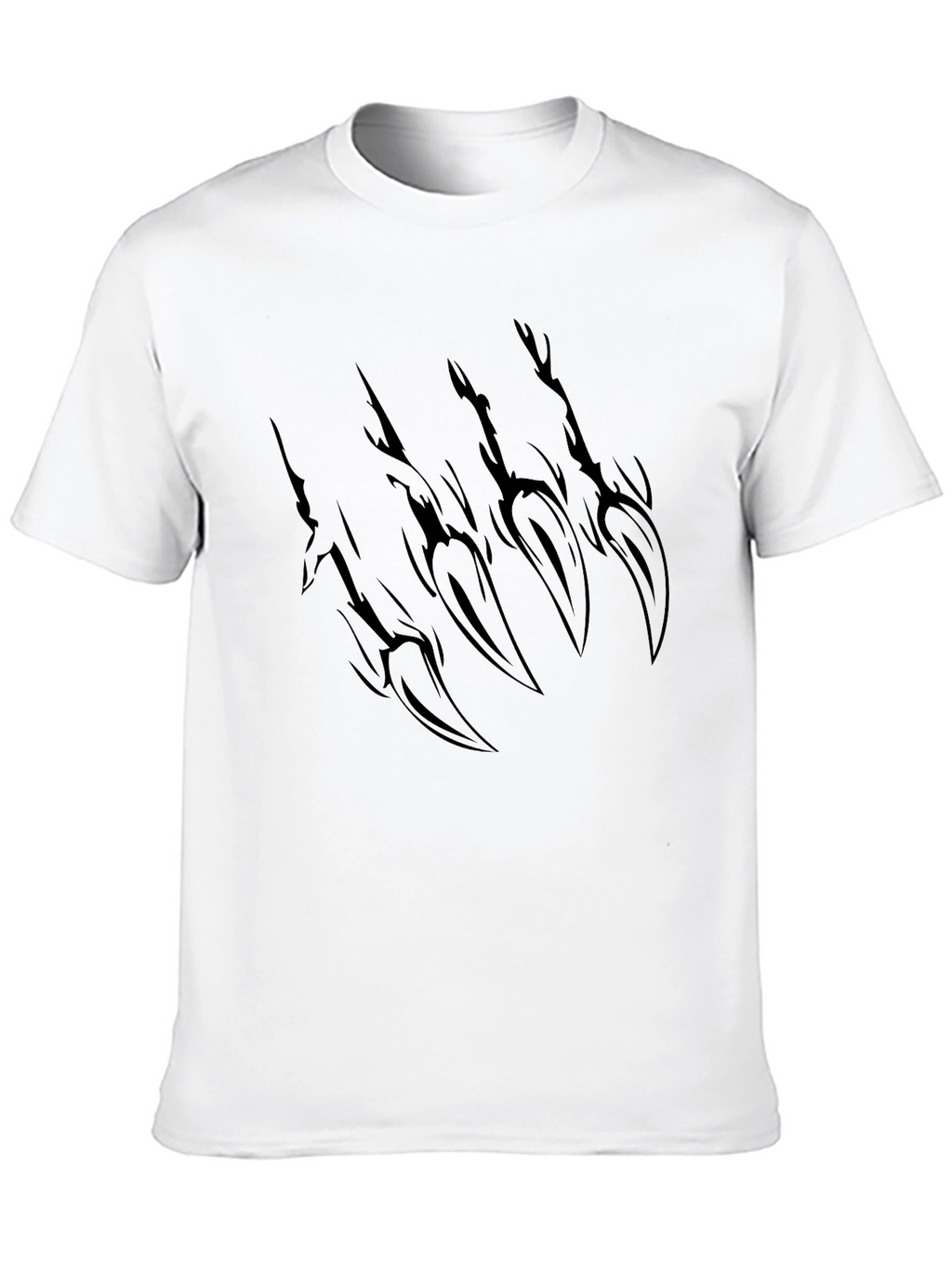 Mens Claw Graphic Black T-Shirt