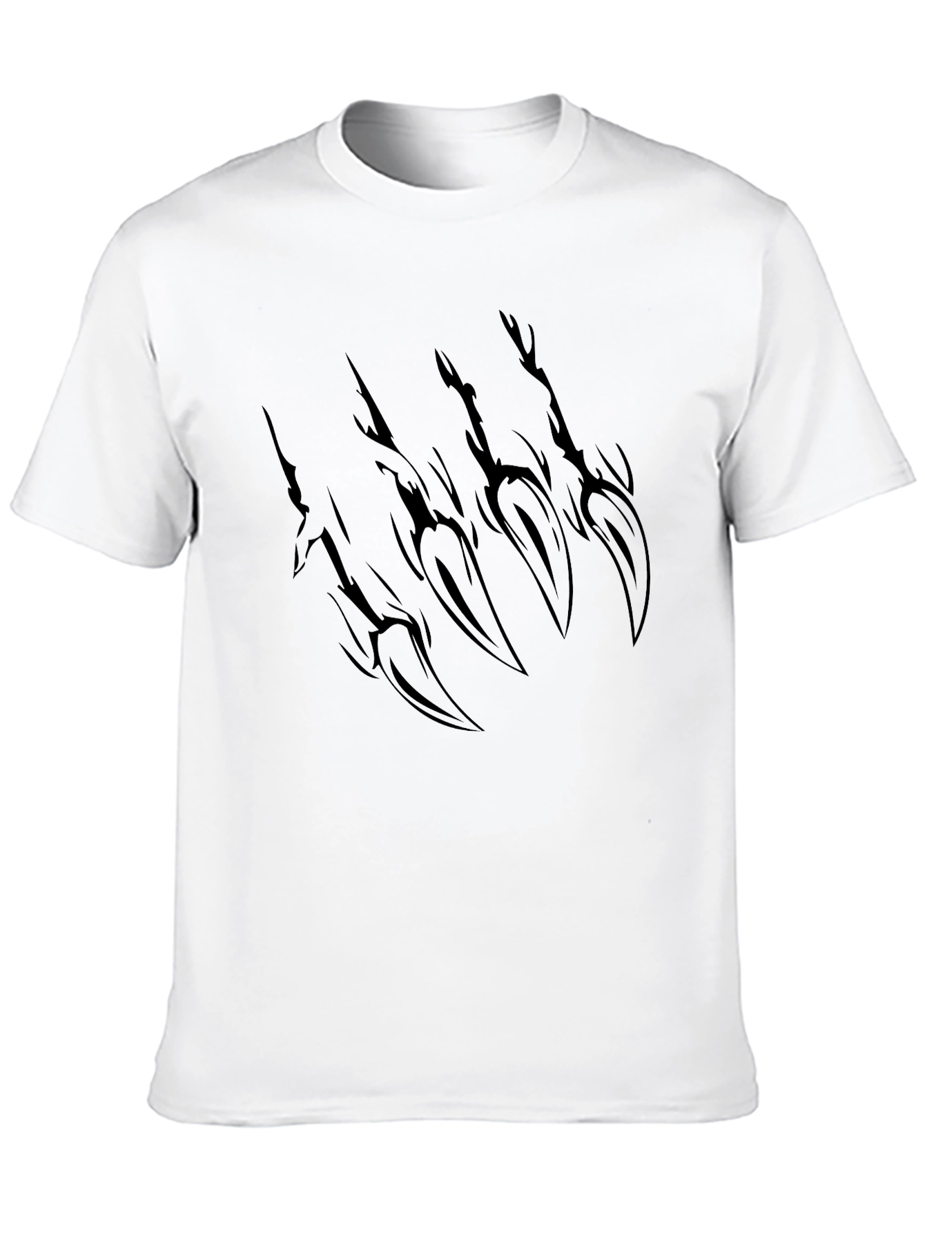 Mens Claw Graphic Black T-Shirt