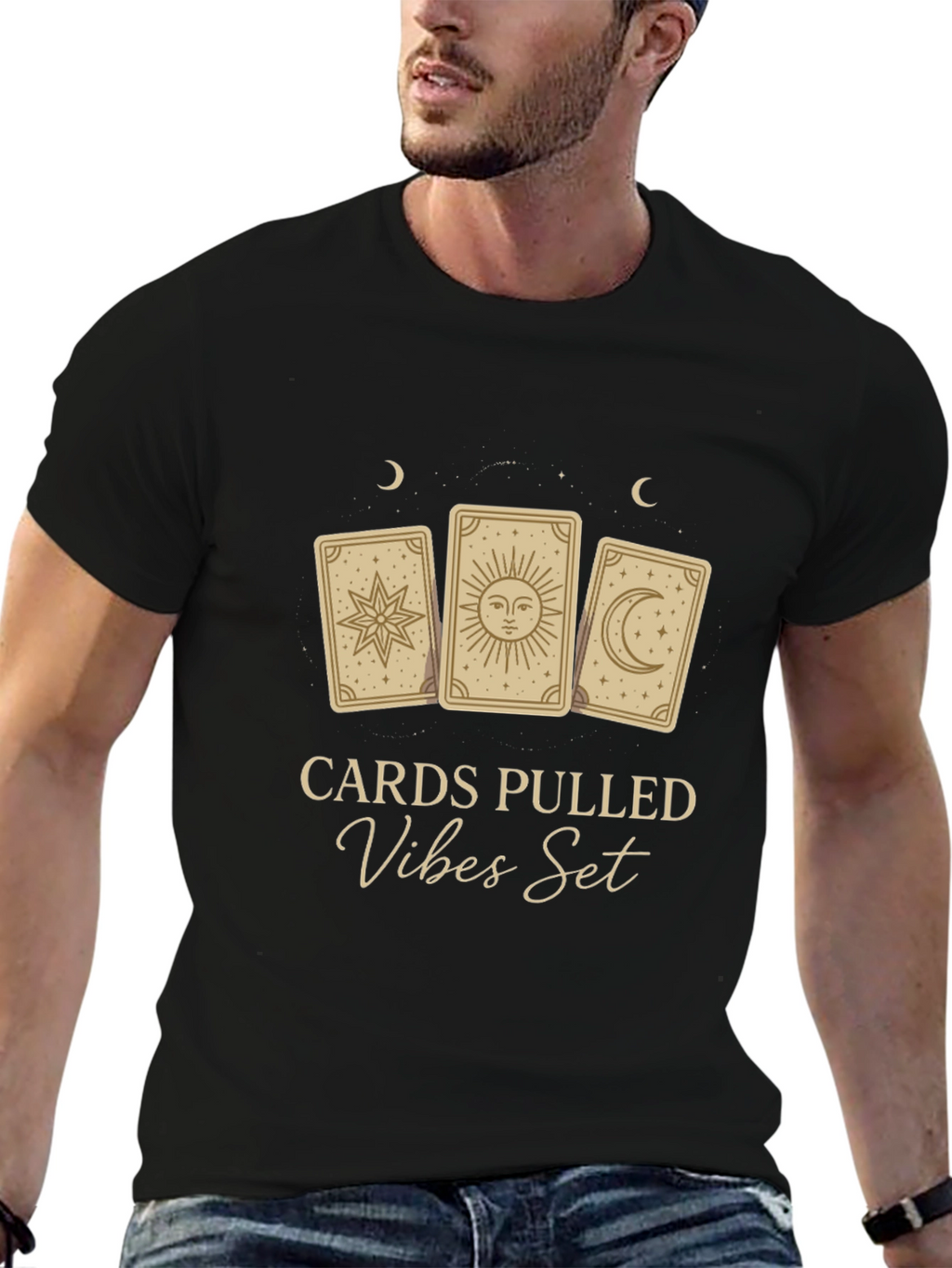 Tarot Cards Pulled Vibes Set Graphic T-Shirt