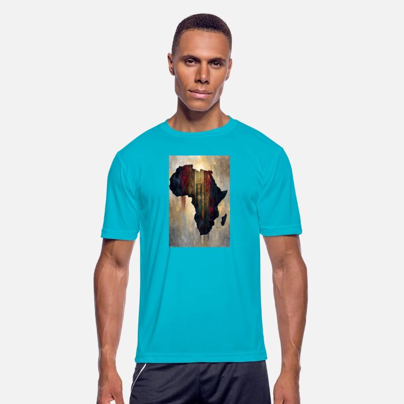 Africa Map Tribal Art Print