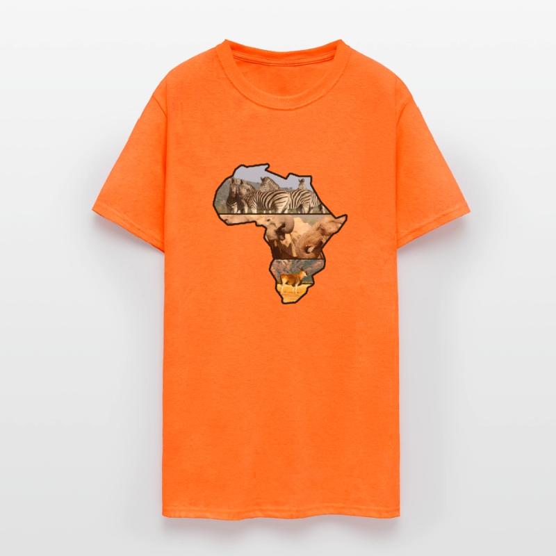 Africa Wildlife Continent Collage