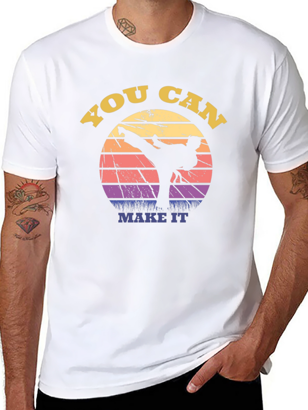 You Can Make It Martial Arts Graphic Tee