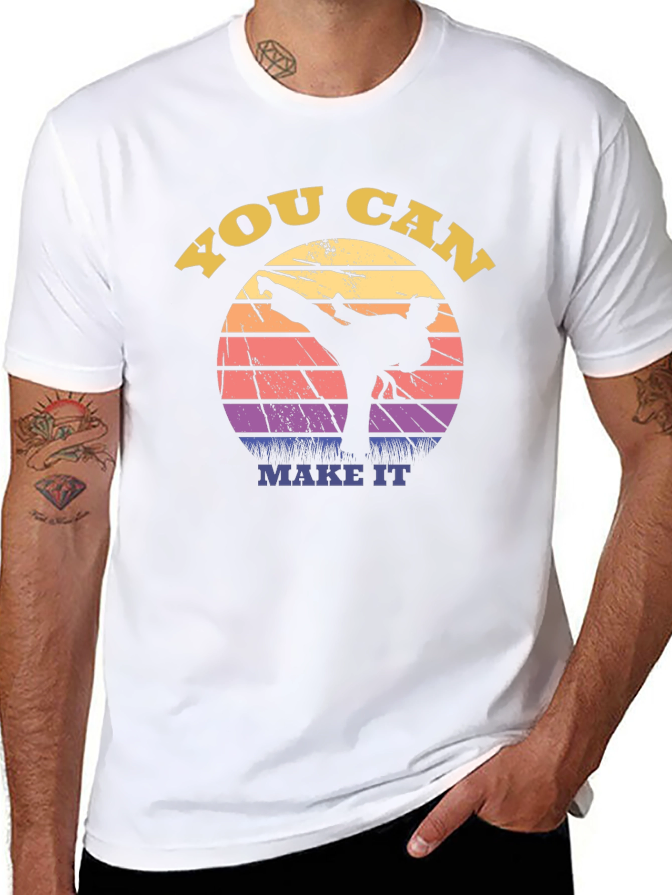 You Can Make It Martial Arts Graphic Tee