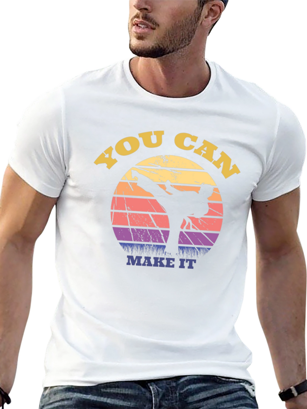 You Can Make It Martial Arts Graphic Tee
