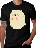 Kawaii Bear Graphic Tee - Cute Cartoon T-Shirt