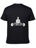 Its My Life Gym T-Shirt - Black