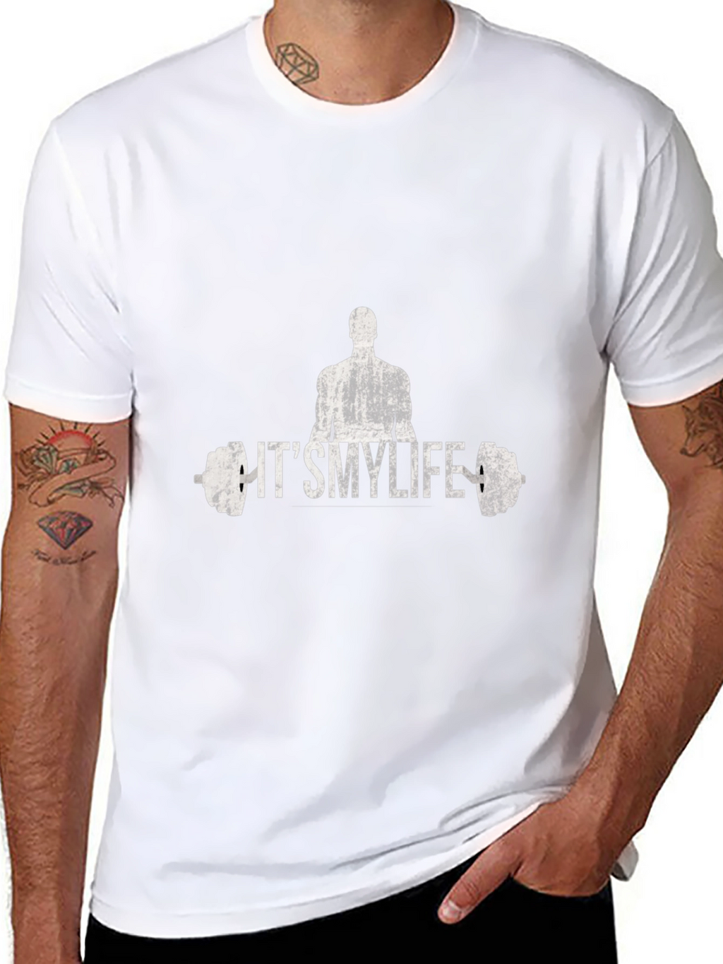 Its My Life Gym T-Shirt - Black