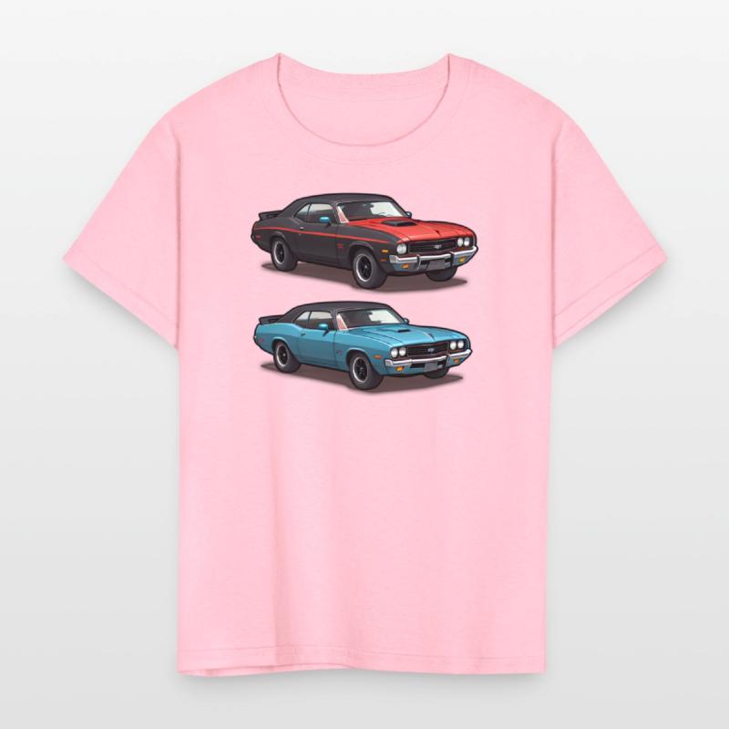 AI Old School 1970s Style Cars