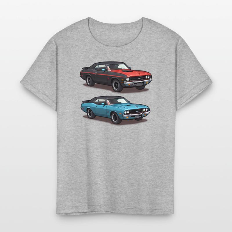 AI Old School 1970s Style Cars