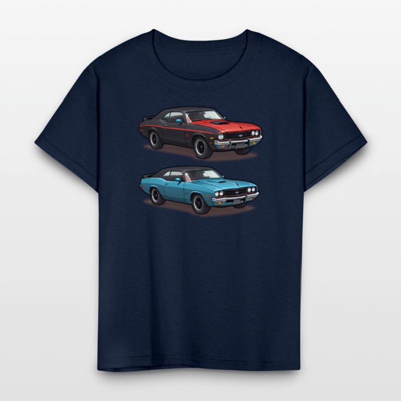 AI Old School 1970s Style Cars