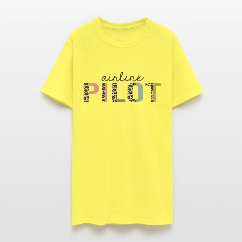 Airline Pilot Leopard Print Funny