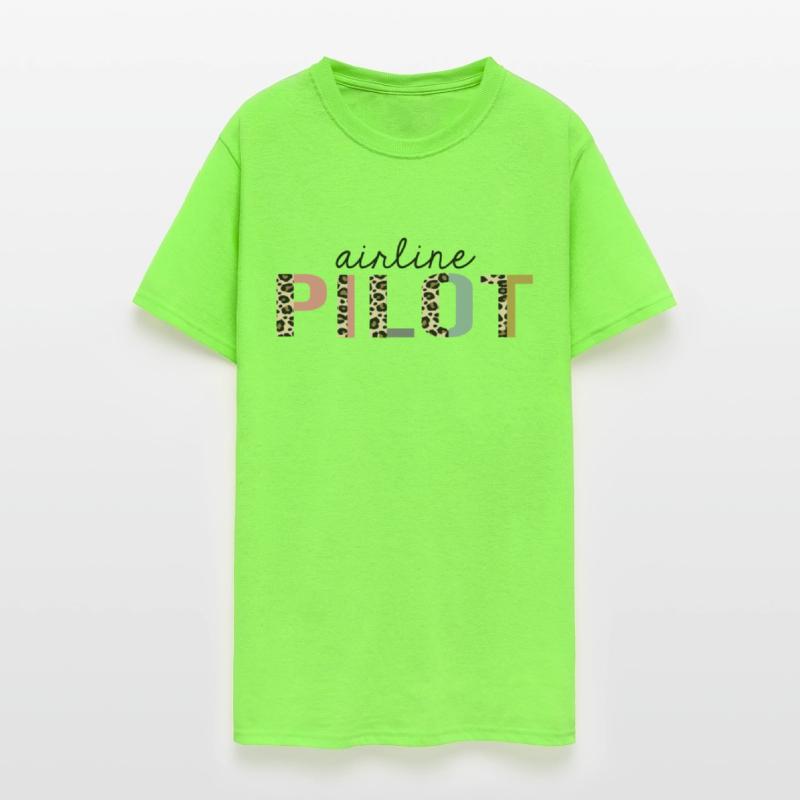 Airline Pilot Leopard Print Funny