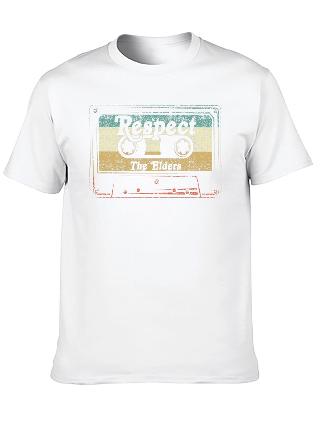 Respect The Elders Cassette Tape Graphic T-Shirt