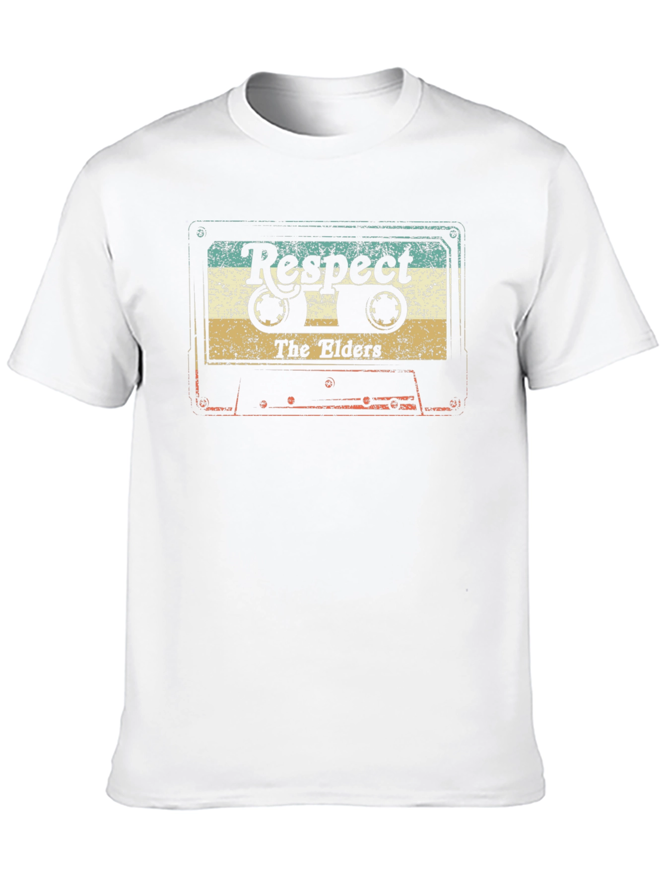 Respect The Elders Cassette Tape Graphic T-Shirt