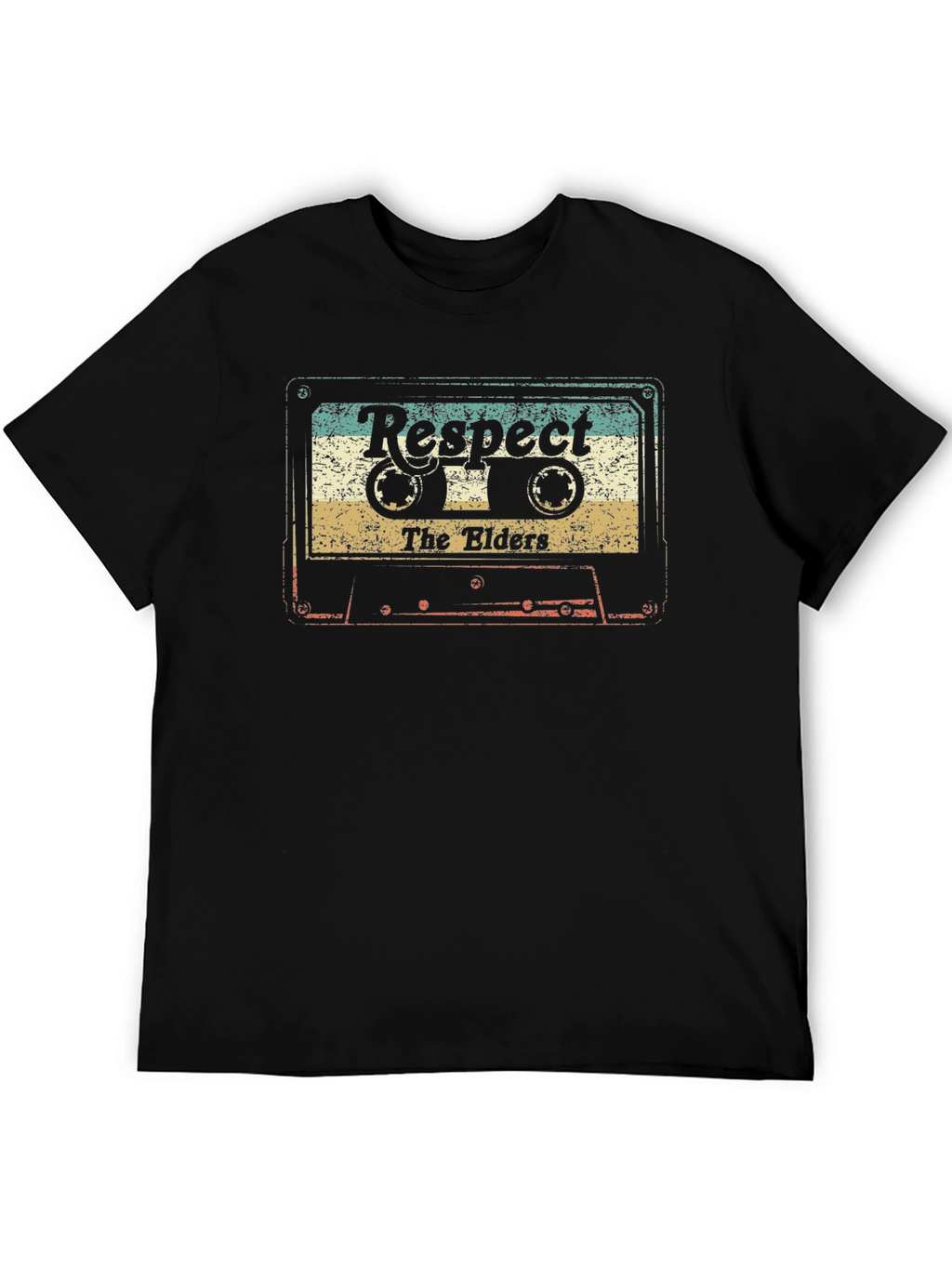 Respect The Elders Cassette Tape Graphic T-Shirt
