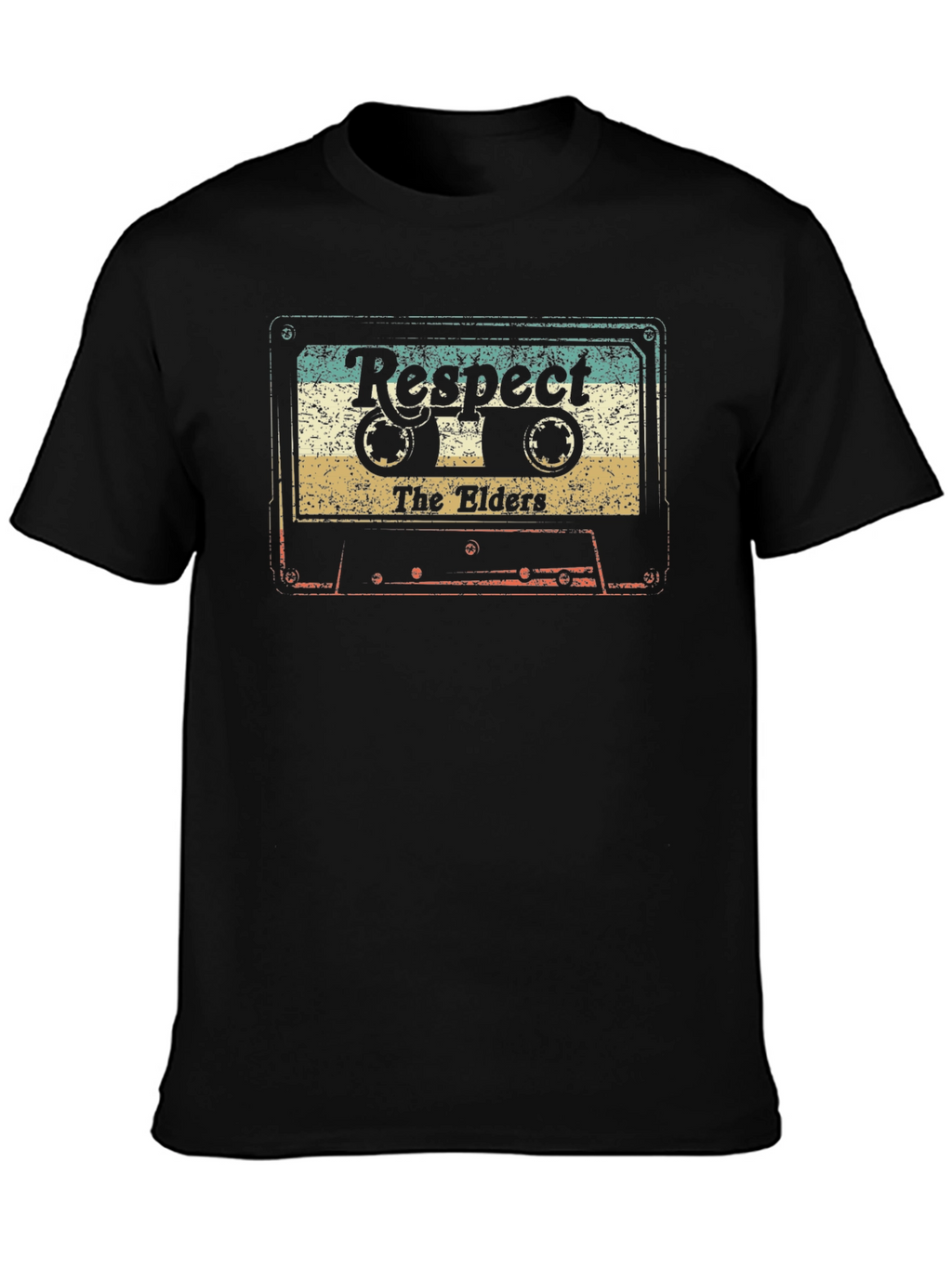 Respect The Elders Cassette Tape Graphic T-Shirt