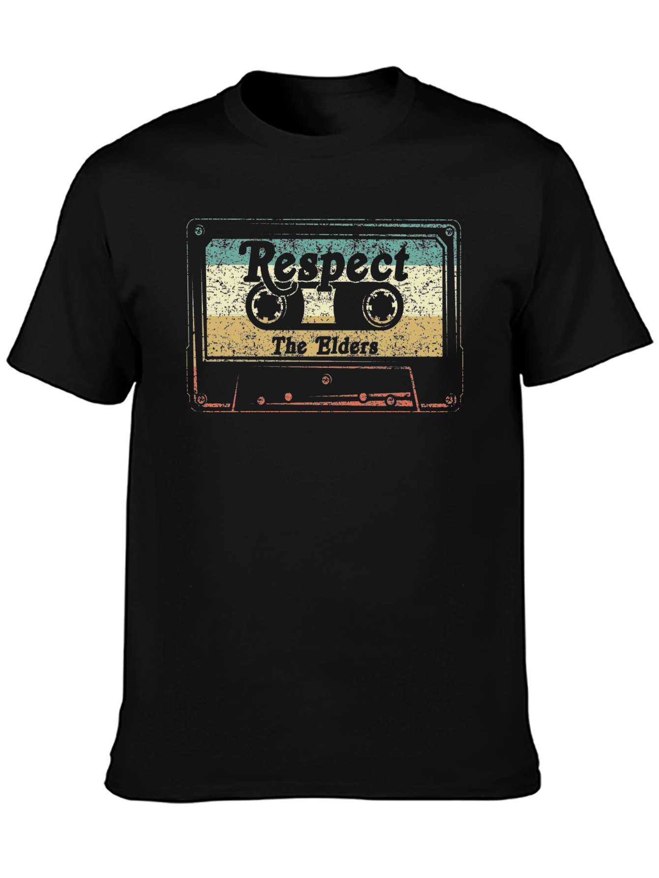 Respect The Elders Cassette Tape Graphic T-Shirt