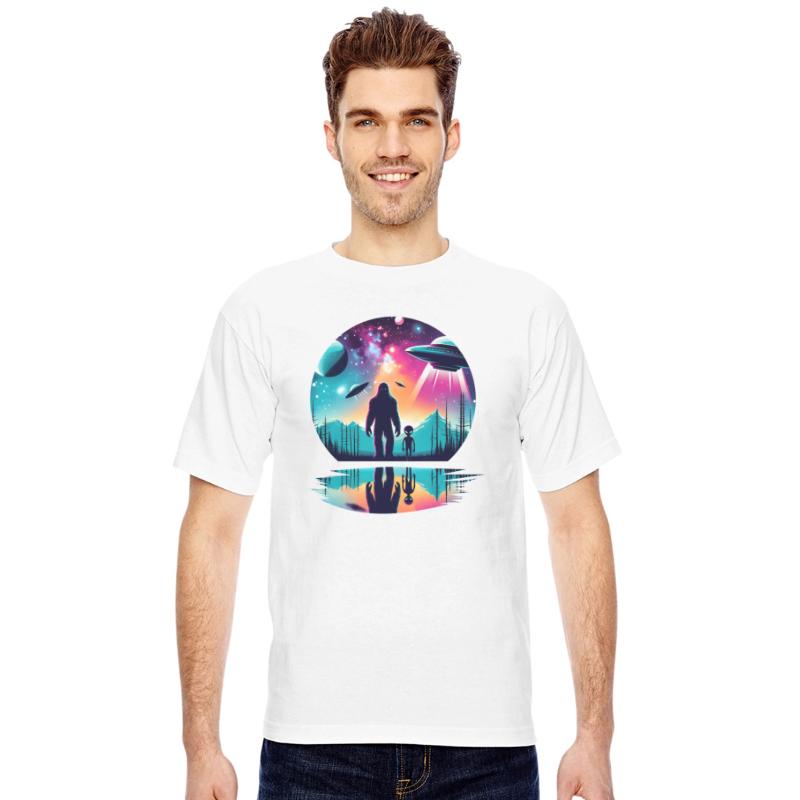 Alien and Bigfoot UFO