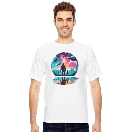 Alien and Bigfoot UFO