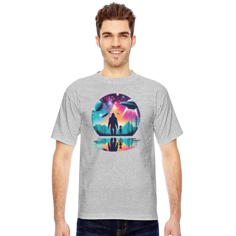 Alien and Bigfoot UFO