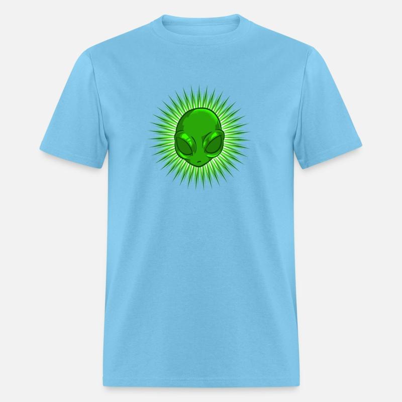 Alien In Bursting Star T-Shirt Extraterrestrial